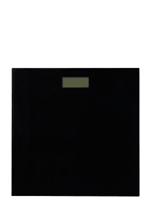 Åhléns Home Personvåg i glas Badrumstillbehör Svart ONESIZE