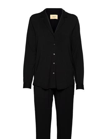 Ego Set Pyjamas Nattøj Sort A Part Of The Art