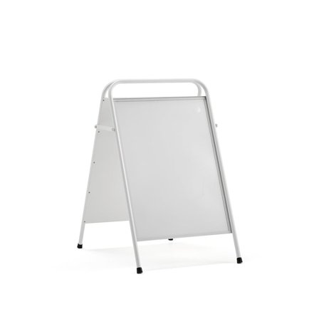 Mainosteline / A-teline, 500x700 mm, valkoinen