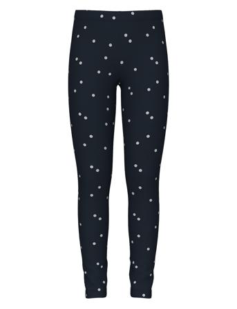 Nkfvivian Glitter Legging Bottoms Leggings Navy Name It