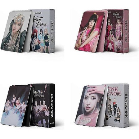 4 pakkausta/220 kpl Blackpink Lomo -kortti valokuvakortteja uusi albumikortti 2022 minivalokuvakortteja Kpop BP -julistekortti