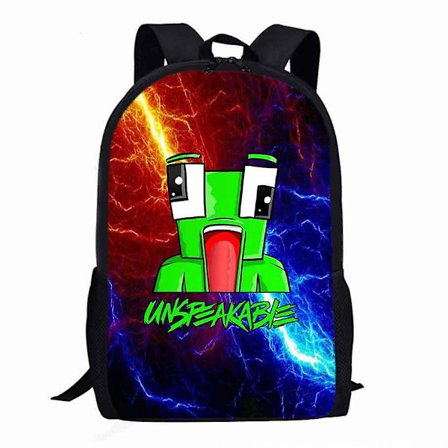 Cartoon Unspeakable Backpack Barn Reise Sekk Dagsekk Laptop Ryggsekker Studenter Boksekk Gaver