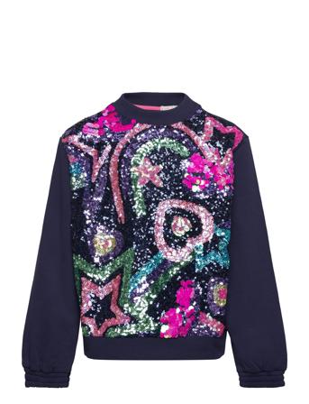 Sweatshirt Sweat-shirt Genser Marineblå Billieblush*Betinget Tilbud