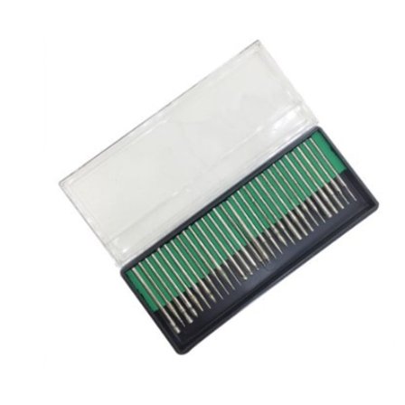 1 Sett 3mm Diamantbor kompatible med Havglass, Skjell/Edelstenssmykker, 30 stk. 3mm