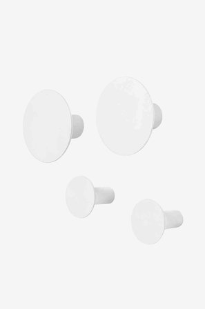 Blomus - Knagger Ponto Sett/4 - Hvit - Småoppbevaring - Fra Homeroom