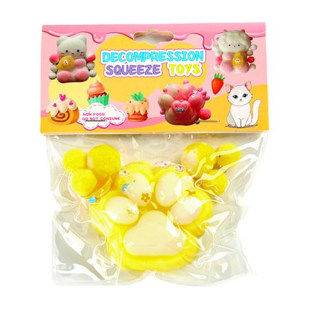 Pawsquishie til Børn og Voksne, Plysset Kattepote Squishy Legetøj