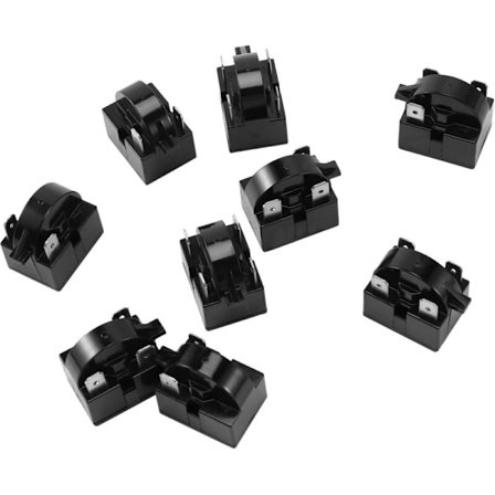 9 st kylskåpsersättningsdelar startdelar 2 3 4 stift 12 15 22 ohm PTC startrelä tillbehör