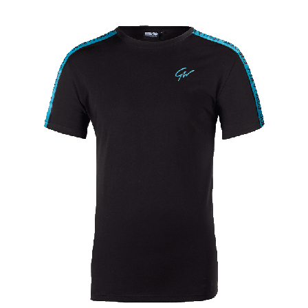 T-shirts Gorilla Wear Chester T-Shirt, Sort/Blue - Bodyman.dk