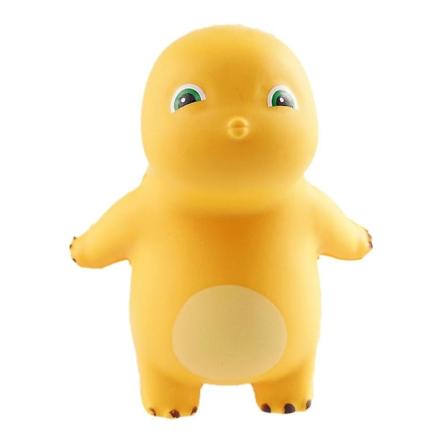 Søde mælkedinosaur klemmelegetøj stressaflastningsgaver til børn gul Nailong håndlavede legetøj(Som vist)