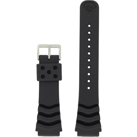 Original gummi buet linjestropp 22mm dykkermodell og fjær Ba