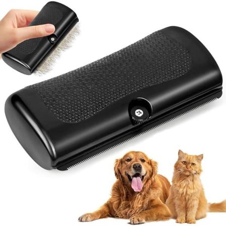 Dobbeltsidet Underuldskam til Hund & Kat - 15 cm - Genanvendelig - Til Langt/Kort Hår