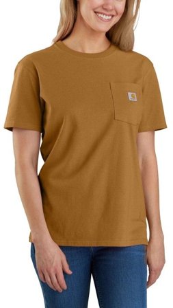Carhartt Workwear Carhartt W's Workwear Pocket S/S T-Shirt Carhartt Brown