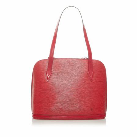 Louis Vuitton Vintage Pre-owned Epi Lussac Tote , Rood , Dames , Maat: ONE Size Vintage Tassen