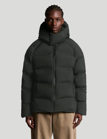 Lyle & Scott Welded Puffer Jacket - Black - S