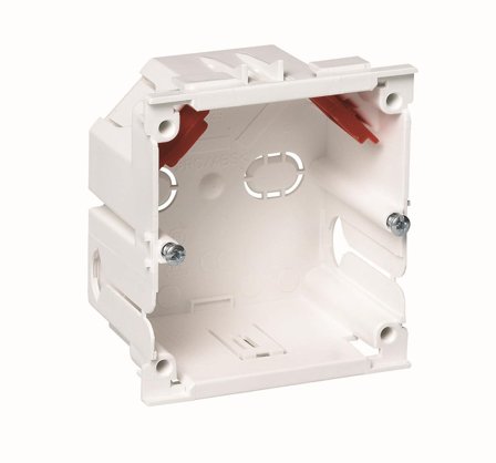 Schneider Electric 5586150 Apparatboks 60 mm, hvit Enkel, Installasjonsmaterial