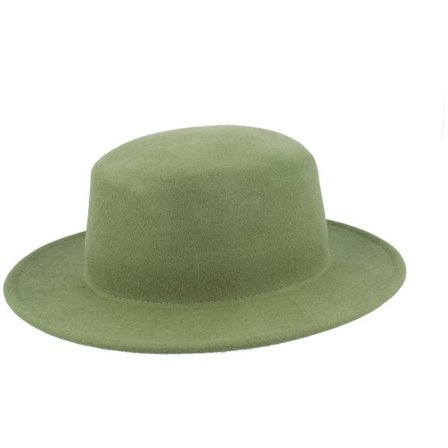 Seeberger - Grön traditionalbeanie Hatt - Wool Felt Matelot Olive Boater @ Hatstore