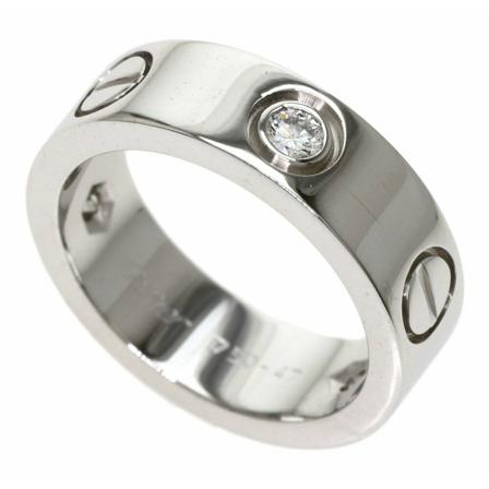 Cartier Vintage Rings Grå, Dame Vintage Smykker, Størrelse: ONE Size
