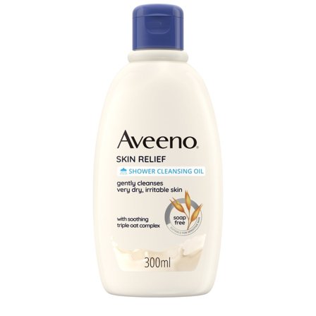 Aveeno Skin Relief Detergente Olio Bagno Doccia 300 ml