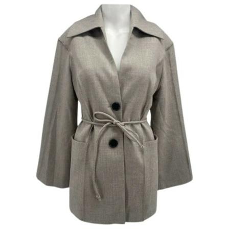By Malene Birger Pre-owned Pre-owned Fabric outerwear , Grijs , Dames , Maat: S Vintage Jassen
