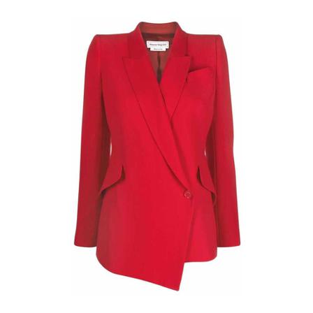 Alexander McQueen Blazers , Rood , Dames , Maat: S