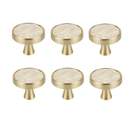 6-pak skuffeknopper Skuffe trækker kommodeknop