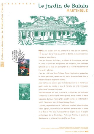 Frankrig - Jardin De Balata - Førstedagskuvert