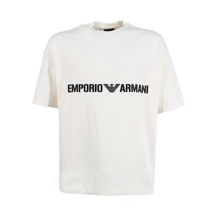 Emporio Armani, T-Shirts Geel, Heren, Maat:M,Katoen