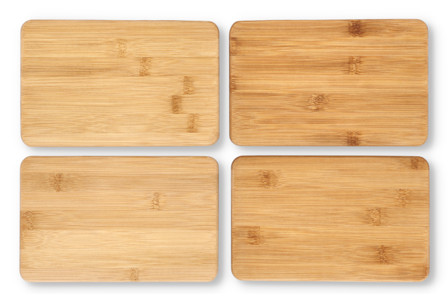 Funktion Smørebrett Bambus 4stk 19x20