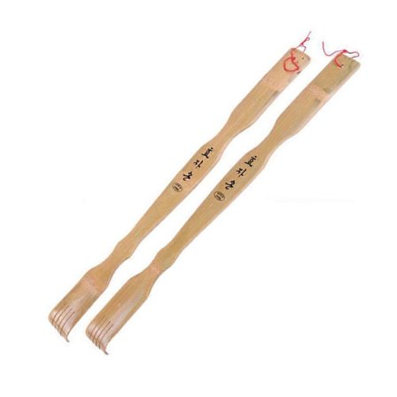 2 st 46 cm Extra Långa Koreanska Tecken Bambu Ryggkliare Självmassage