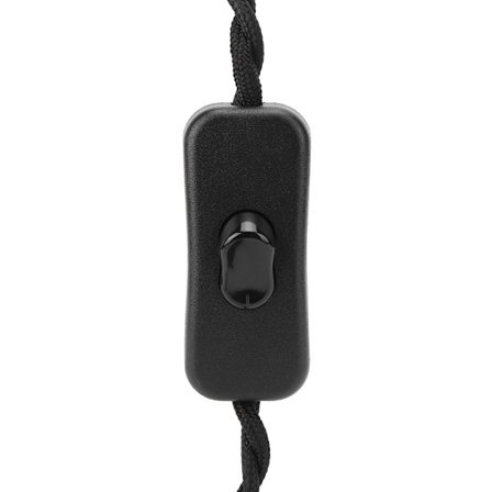 Retro-stil vridd lampeledning med brytertilbehør for pære EU-plugg 250V (knappbryterledning)