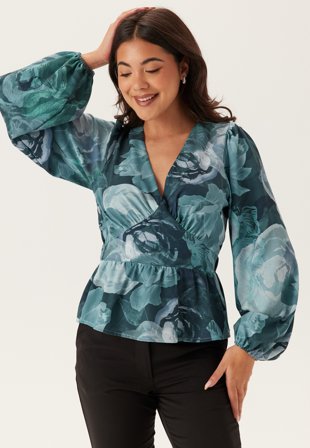 BUBBLEROOM V-neck L/S Blouse Vaatteet