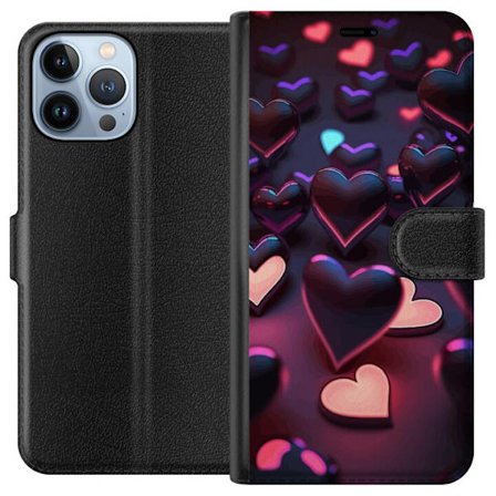Yhteensopiva Lompakkokotelo Apple Apple iPhone 13 Pro Max KeskiyönSydämet