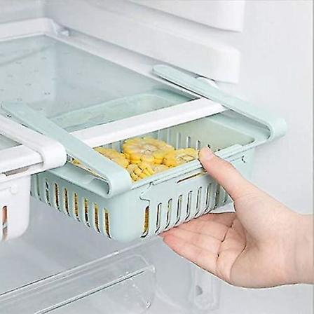 Jääkaapin osastojen säilytystelinejärjestäjä