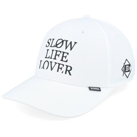 Djinns - Weiss Adjustable Cap - Truefit Slow White Adjustable @ Hatstore