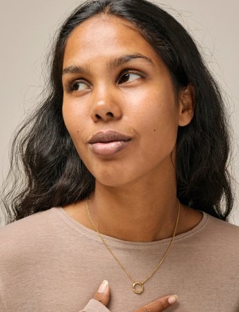 Enamel Copenhagen Necklace, Treasure - Gold - ONE SIZE