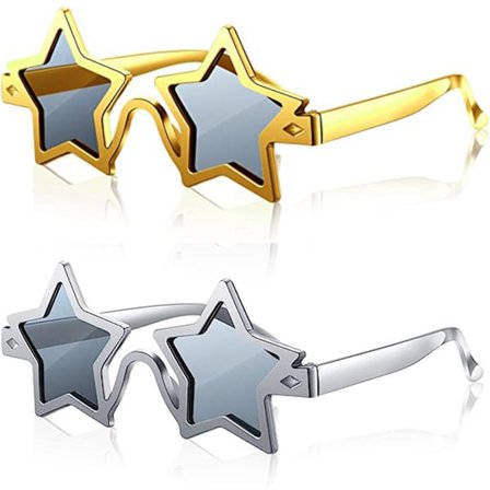 2 kpl Pentagrammi aurinkolasit Tähden muotoiset tähti aurinkolasit sarja Hauskat aurinkolasit Uutuusjuhlalasit Disko lasit