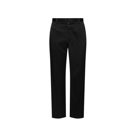 MM6 Maison Margiela, Straight Trousers Zwart, Heren, Maat:S