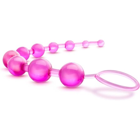 Eden Voksenleketøy Basic Perler - 30 cm Ikke-porøs Kroppssikker Analkule - Glatt og Sømløs - Graduerte Perler Opptil 2,5 cm Maksimal Bredde - 