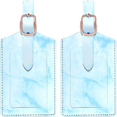 Bagagemærker 2/4 Pak, Rejse Sikre Bagagemærker, PU Marmor Bagagemærker, Kuffert ID Mærke Sæt, til at Forhindre Tab