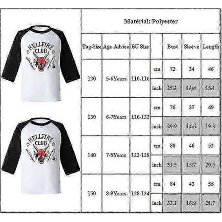Str Things 4 Paidat Pojat Tytöt Lapset 3/4 Hihaiset Topit Asu Yhteensopiva 5-9