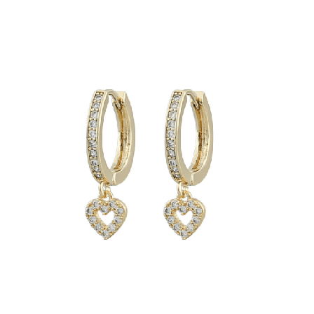 SNÖ of Sweden Valentina Round Earring Örhängen Dam Guld ONESIZE