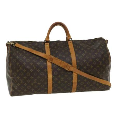 Louis Vuitton Vintage, Pre-owned Keepall Bandouliere Monogram Bag Bruin, Dames, Maat:ONE Size,leer