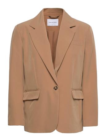 Onlparis L/S Blazer Tlr Nn Brown ONLY