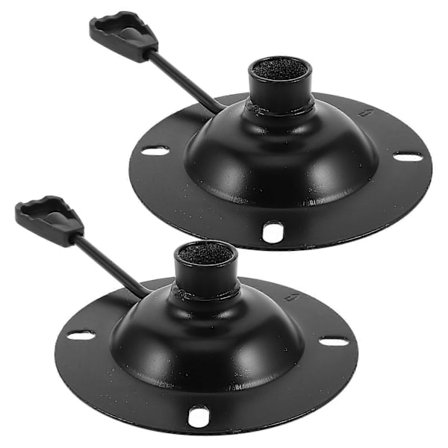 Ersättningsbas för kontorsstol, metall, vridbar, rund, för kontorsbruk, 2 st