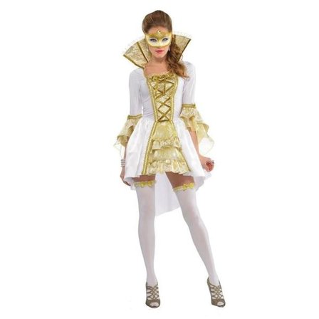 1800-tal sexig klänning Venezia Maskeraddräkt