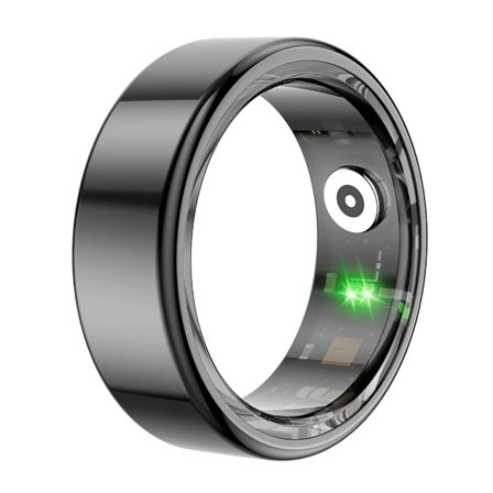 Smart Ring for HUAWEI/XIAOMI/SAMSUNG Titanium Steel Case Health Monitoring 3ATM Waterproof 100+ Sports Modes Smartring for Men Women