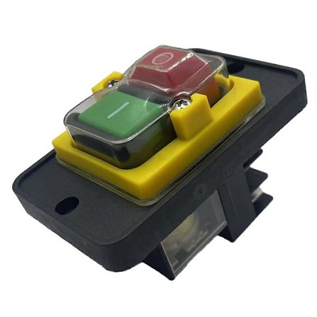 KJD12-14 Inbyggd / Apparatbrytare Magnetisk Brytare 6 Stift 230V Stopp Tryckknappsbrytare