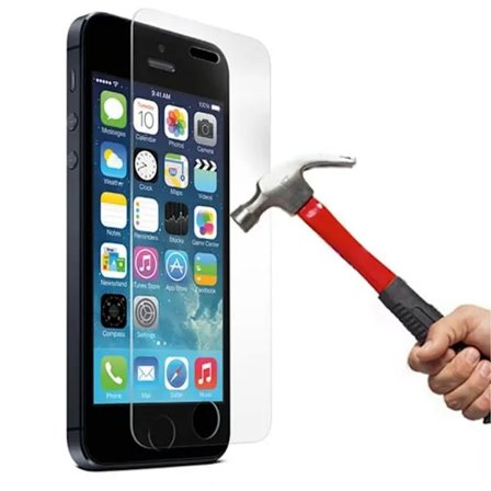 Weilis Skärmskydd i härdat glas för iPhone 5/5S/5C