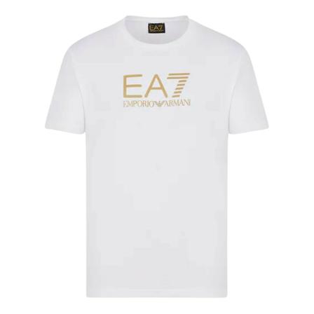 Emporio Armani Ea7, T-Shirts Wit, Heren, Maat:L