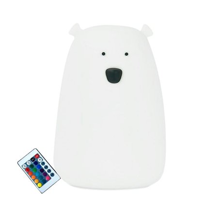 Rabbit & Friends Natlampe Lille Bjørn Hvid, Tøj & Bolig, Børneværelset, Natlamper